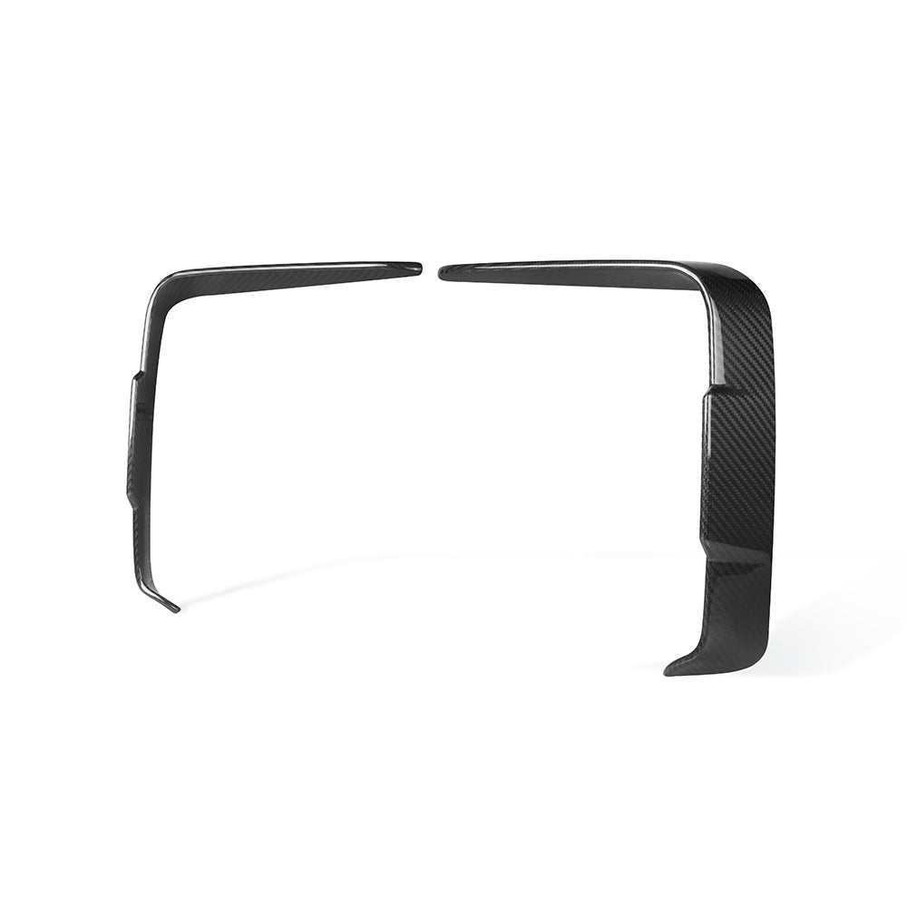 BMW 4 Series G22 Prepreg Carbon Fibre Front Bumper Inserts - aggressive styling upgrade