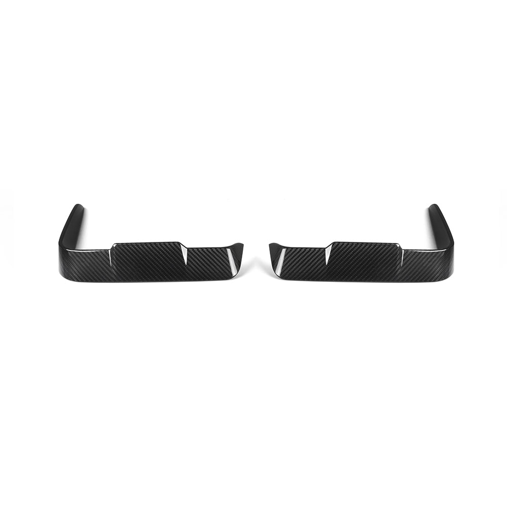 BMW 4 Series G22 Prepreg Carbon Fibre Front Bumper Inserts - aggressive styling upgrade