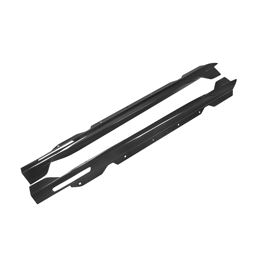 BMW 4 Series G22 Prepreg Carbon Fibre Side Skirts - precision 3D-scanned OEM fitment upgrade