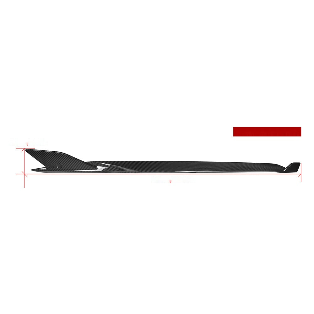 BMW 4 Series G22 Prepreg Carbon Fibre Side Skirts - precision 3D-scanned OEM fitment upgrade