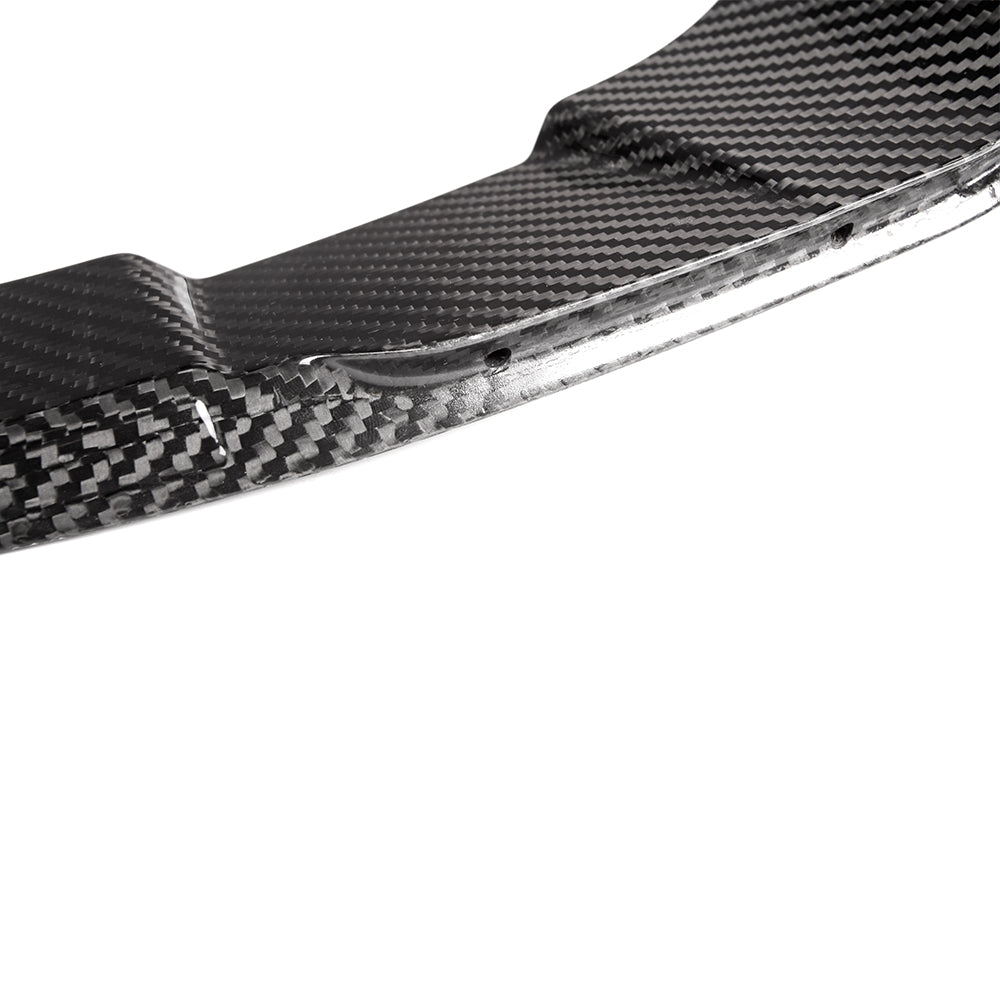 BMW 8 Series G14 Prepreg Carbon Fibre Front Bumper Insert - aggressive gloss finish upgrade