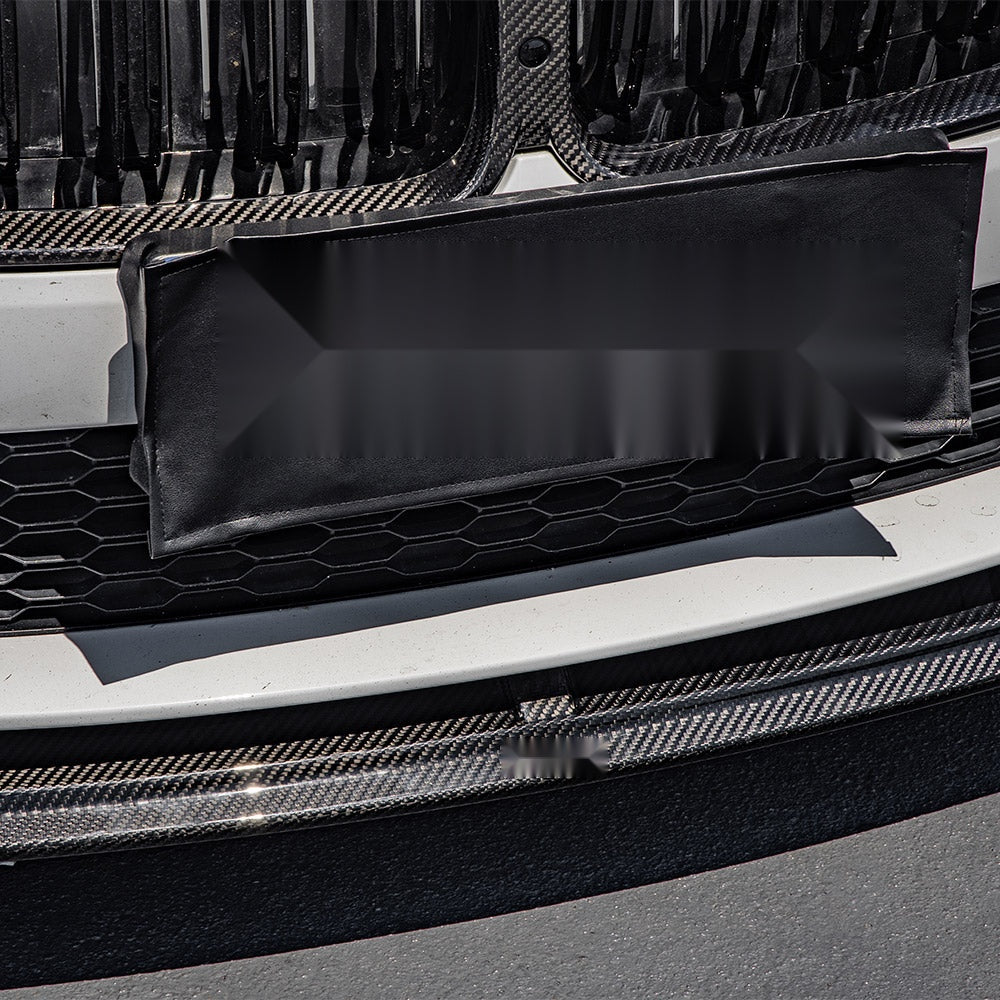 BMW 8 Series G16 Prepreg Carbon Fibre Front Lip with dual side winglets - aggressive aero upgrade