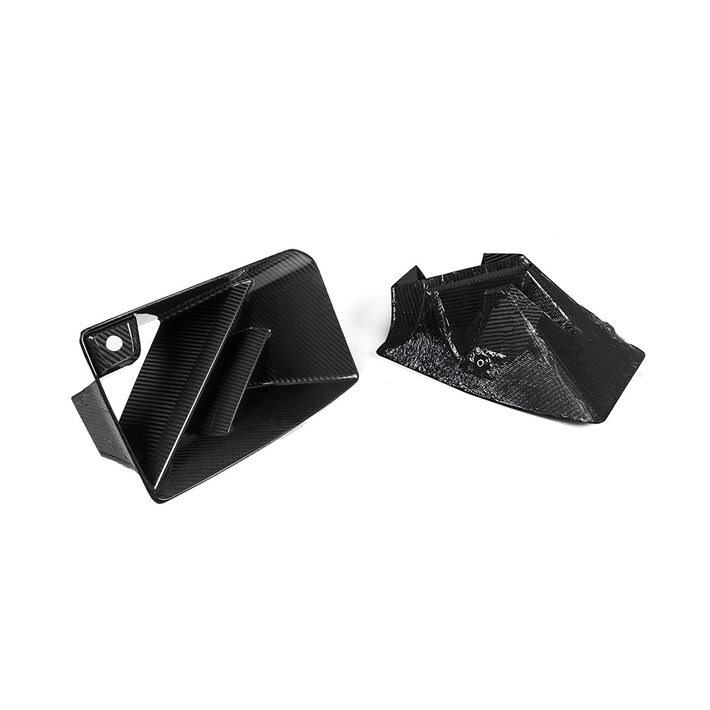 BMW M2 G87 Prepreg Carbon Fibre Air Inlets - dual-bar design aggressive front end upgrade