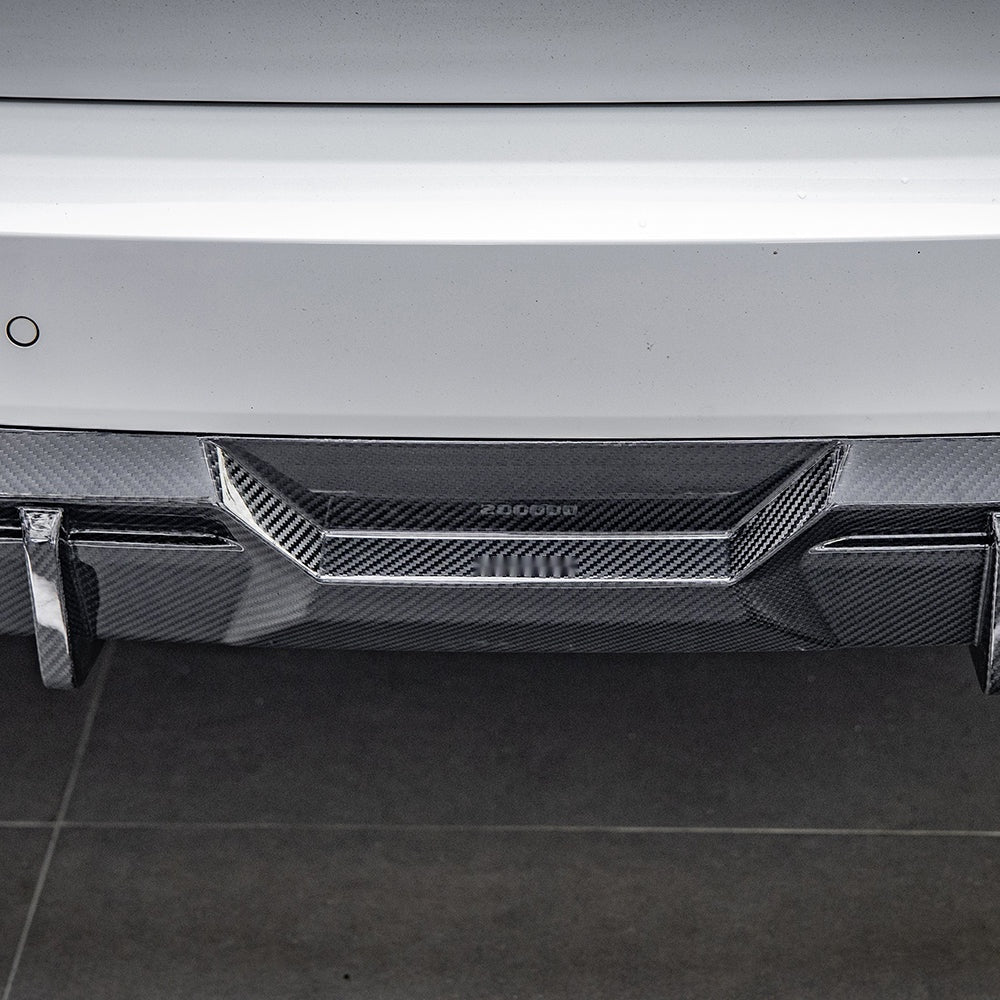 BMW X3 G01 LCI Carbon Fibre Rear Diffuser - prepreg gloss finish precision fitment