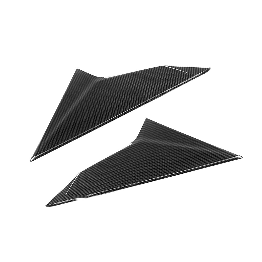 BMW X3 G45 Prepreg Carbon Fibre Rear Window Fins - gloss finish aerodynamic trim upgrade