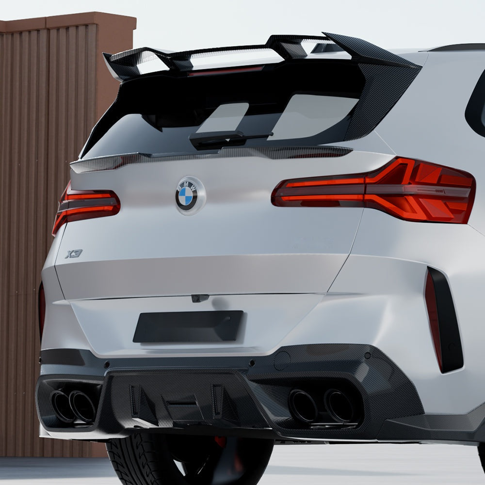 BMW X3 G45 Carbon Fibre Top Spoiler - prepreg dry carbon roof spoiler upgrade