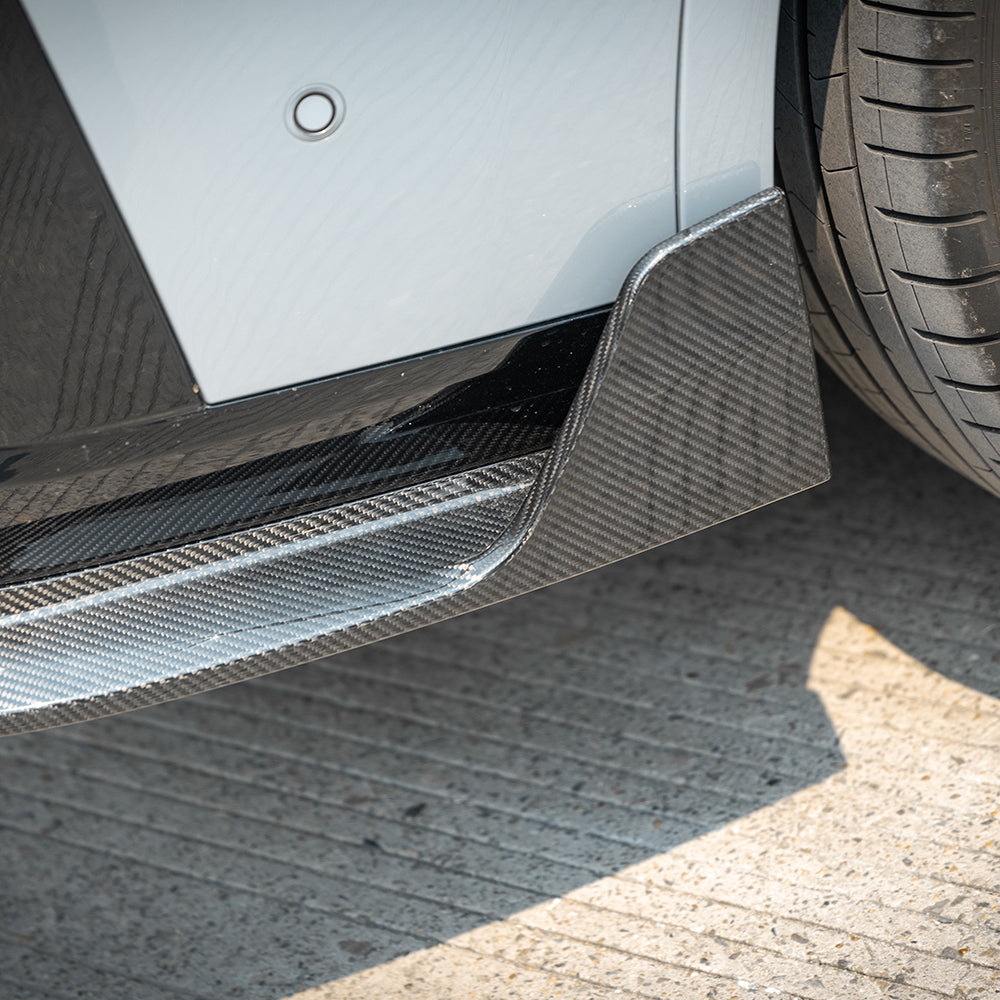 BMW X4 G02 LCI Carbon Fibre Rear Diffuser with Brake Light - prepreg aerodynamic upgrade