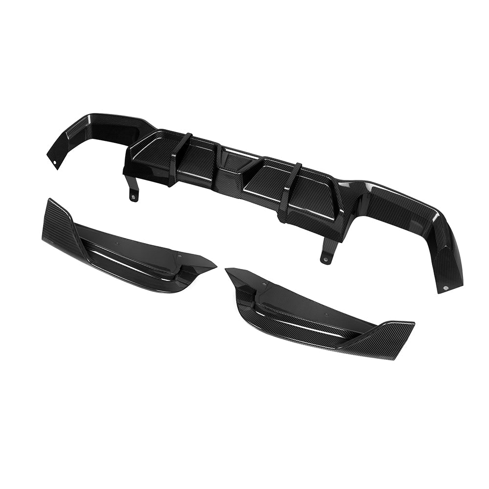 BMW X4M F98 LCI Carbon Fibre Rear Diffuser - prepreg construction with OEM fitment