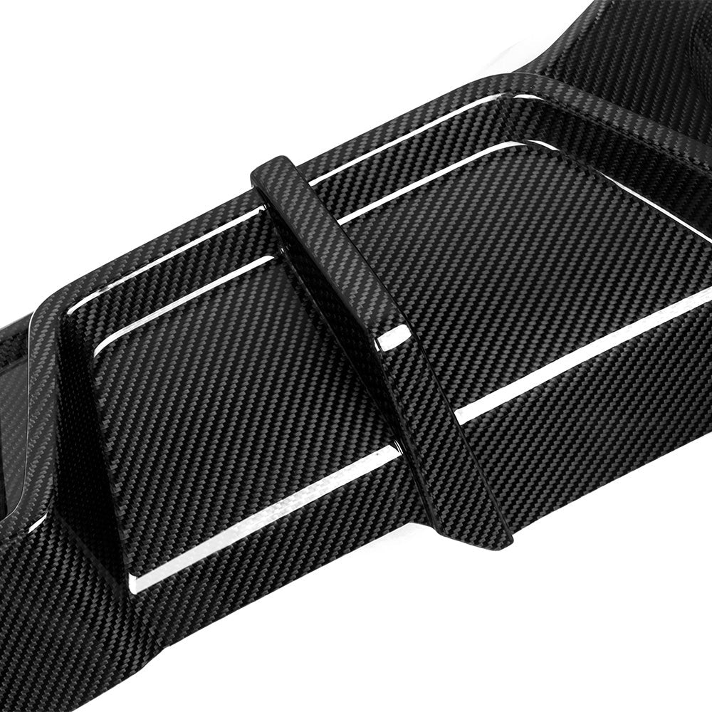 BMW X4M F98 LCI Carbon Fibre Rear Diffuser - prepreg construction with OEM fitment