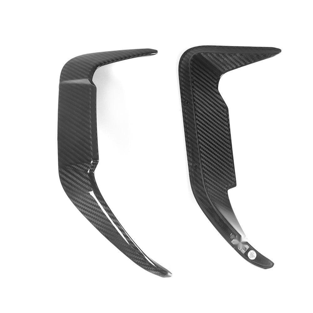 BMW X5M F95 Facelift Carbon Fibre Rear Bumper Insert - prepreg gloss finish