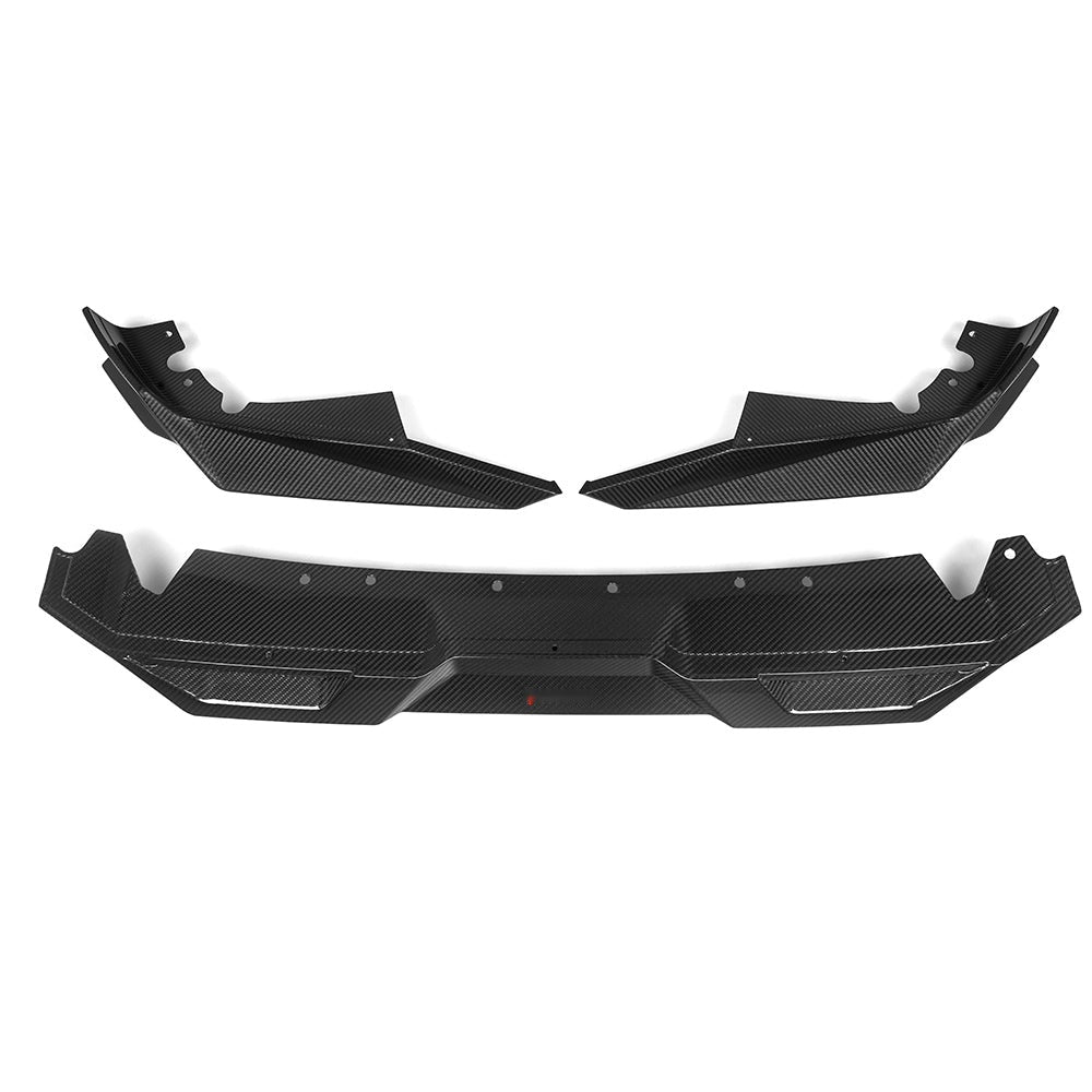 BMW X5M F95 LCI Carbon Fibre Front Lip - prepreg dual-vent aerodynamic upgrade