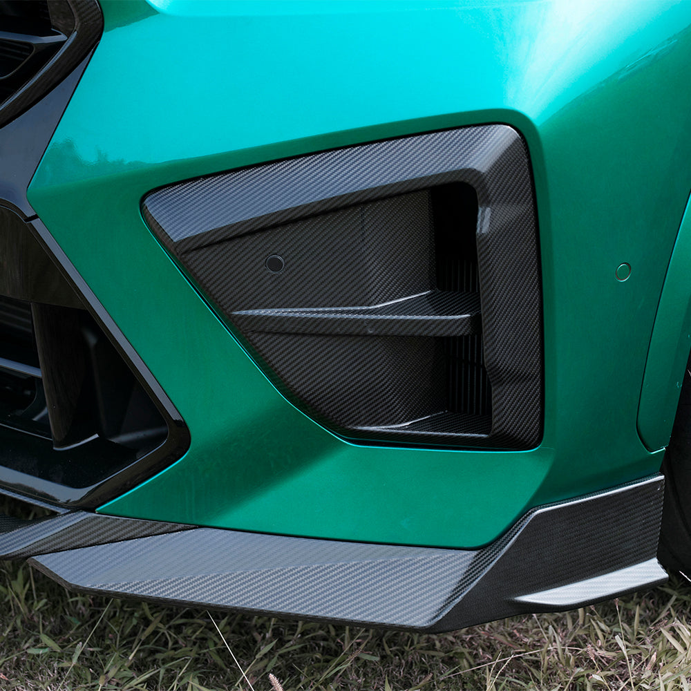 BMW X5M F95 LCI Carbon Fibre Front Lip - prepreg dual-vent aerodynamic upgrade