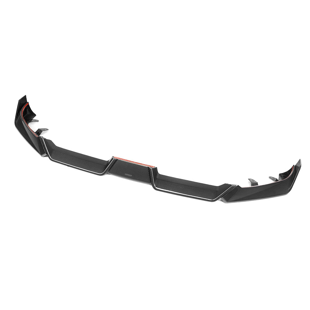 BMW X6 G06 Facelift Carbon Fibre Front Lip - prepreg dry carbon OEM fitment upgrade