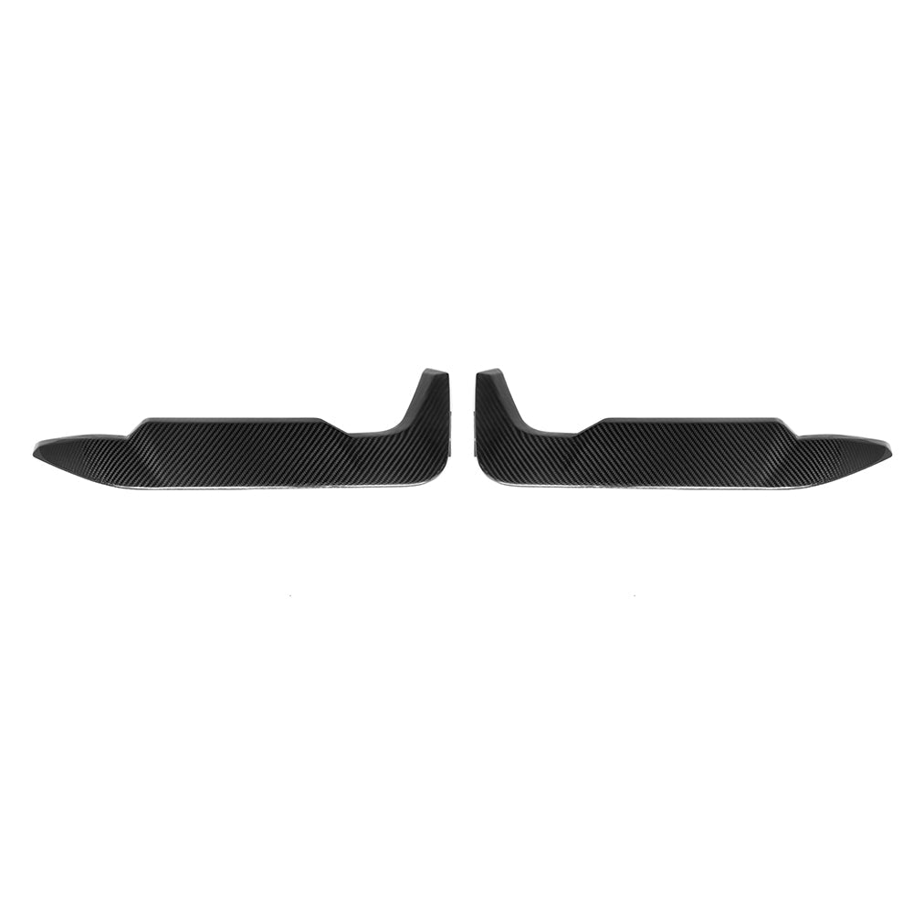 BMW X6M F96 Prepreg Carbon Fibre Rear Bumper Insert - gloss finish OEM fitment upgrade