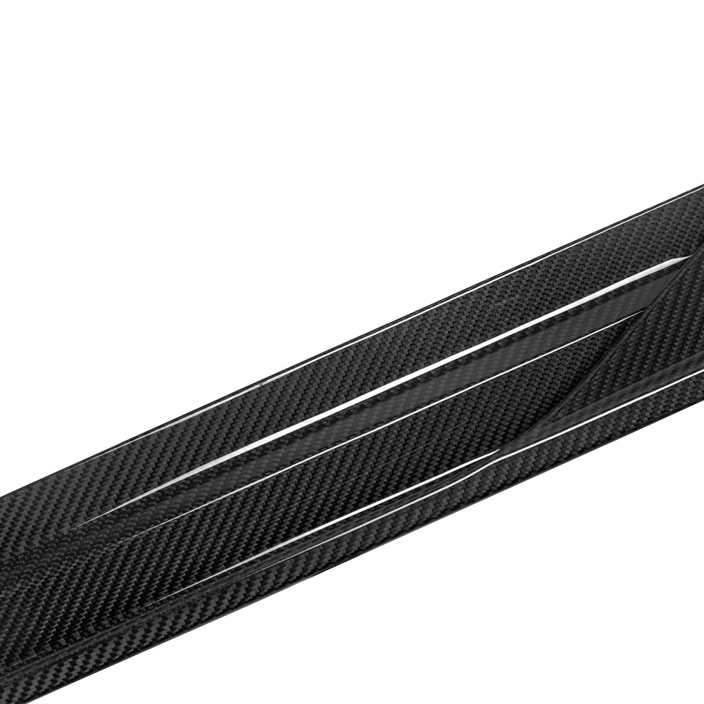 BMW X6M F96 Prepreg Carbon Fibre Side Skirts - aerodynamic winglets gloss finish