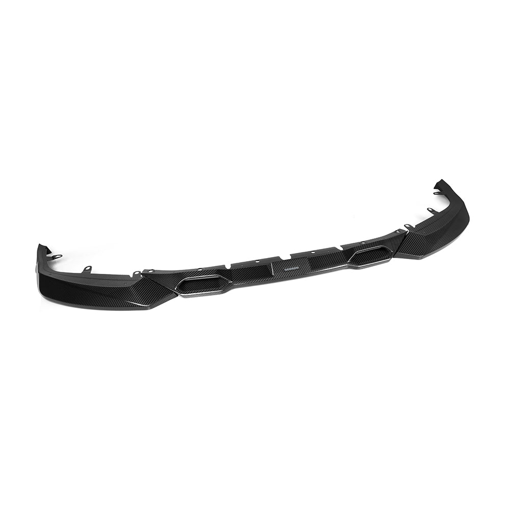 BMW M2 G87 Prepreg Carbon Fibre Front Lip - aggressive dual air inlet splitter upgrade