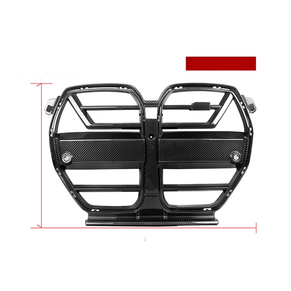 BMW M3 G80 M4 G82 Prepreg Carbon Fibre Front Grille - OEM fitment track upgrade
