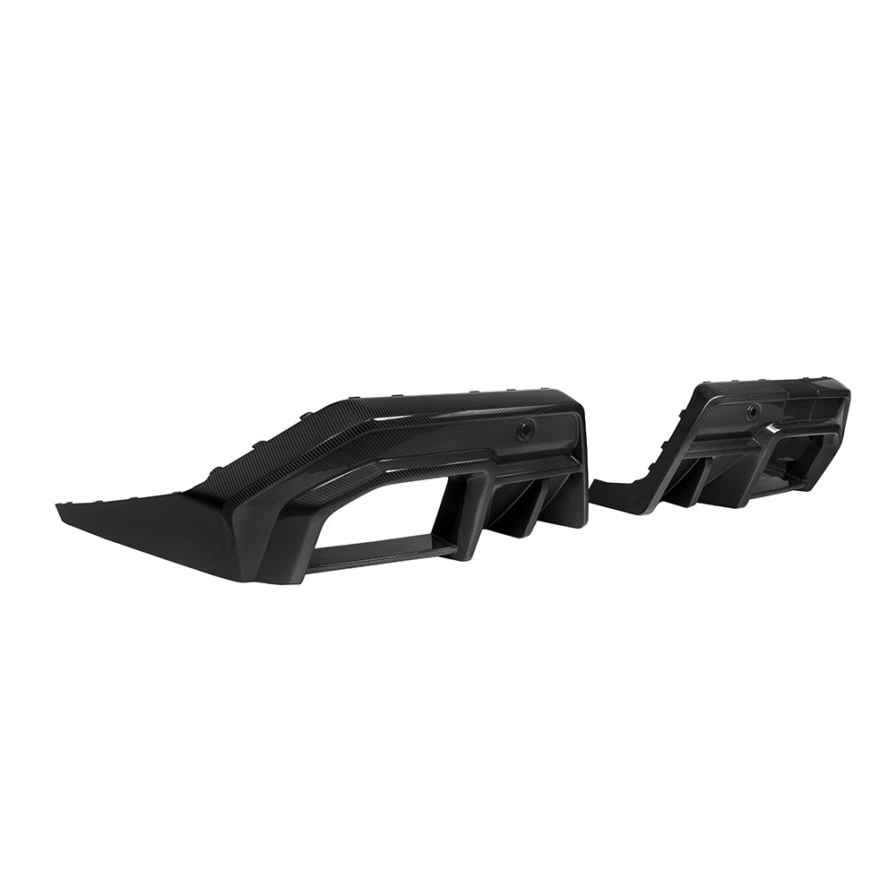 BMW M5 G90 Prepreg Carbon Fibre Rear Diffuser - sculpted blade-inspired upgrade