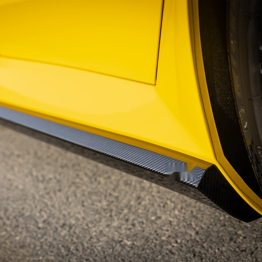 BMW M5 G90 Prepreg Carbon Fibre Side Skirts - OEM+ fitment sill extension upgrade