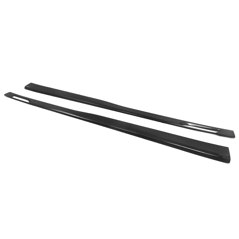 BMW M5 G90 Prepreg Carbon Fibre Side Skirts - OEM+ fitment sill extension upgrade