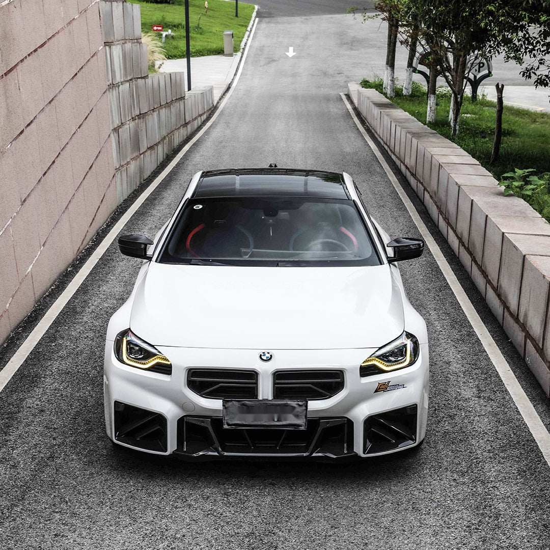 BMW M2 G87 Prepreg Carbon Fibre Front Grille - aggressive motorsport styling upgrade