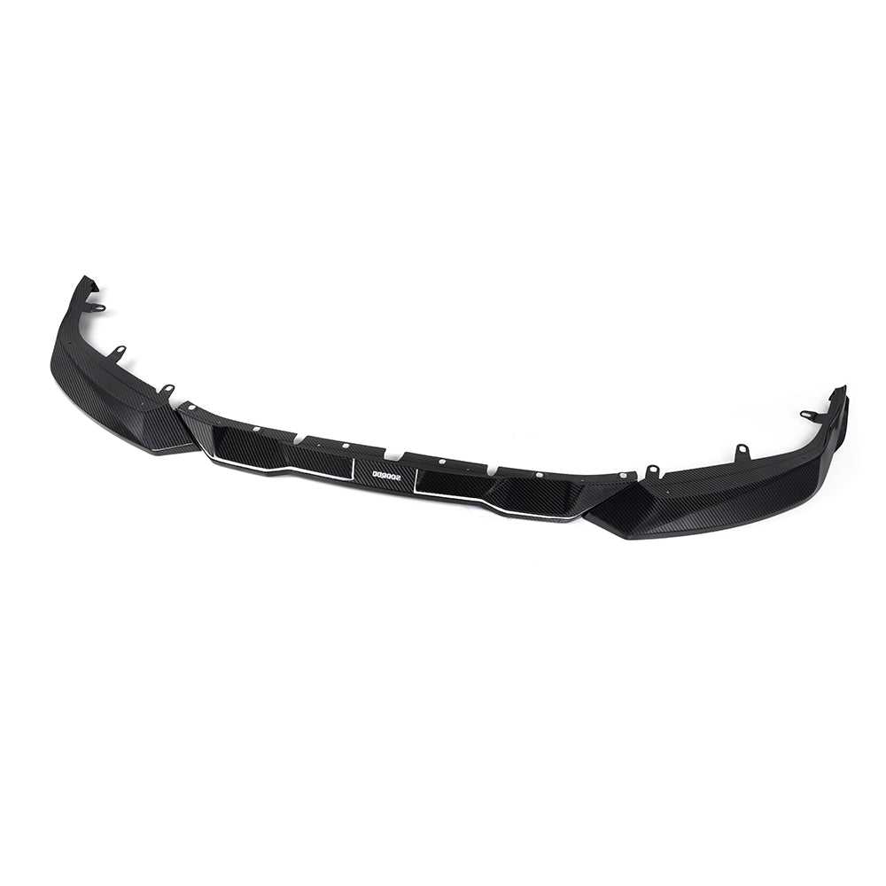 BMW M2 G87 Prepreg Carbon Fibre Front Lip - aggressive front end upgrade with OEM fitment