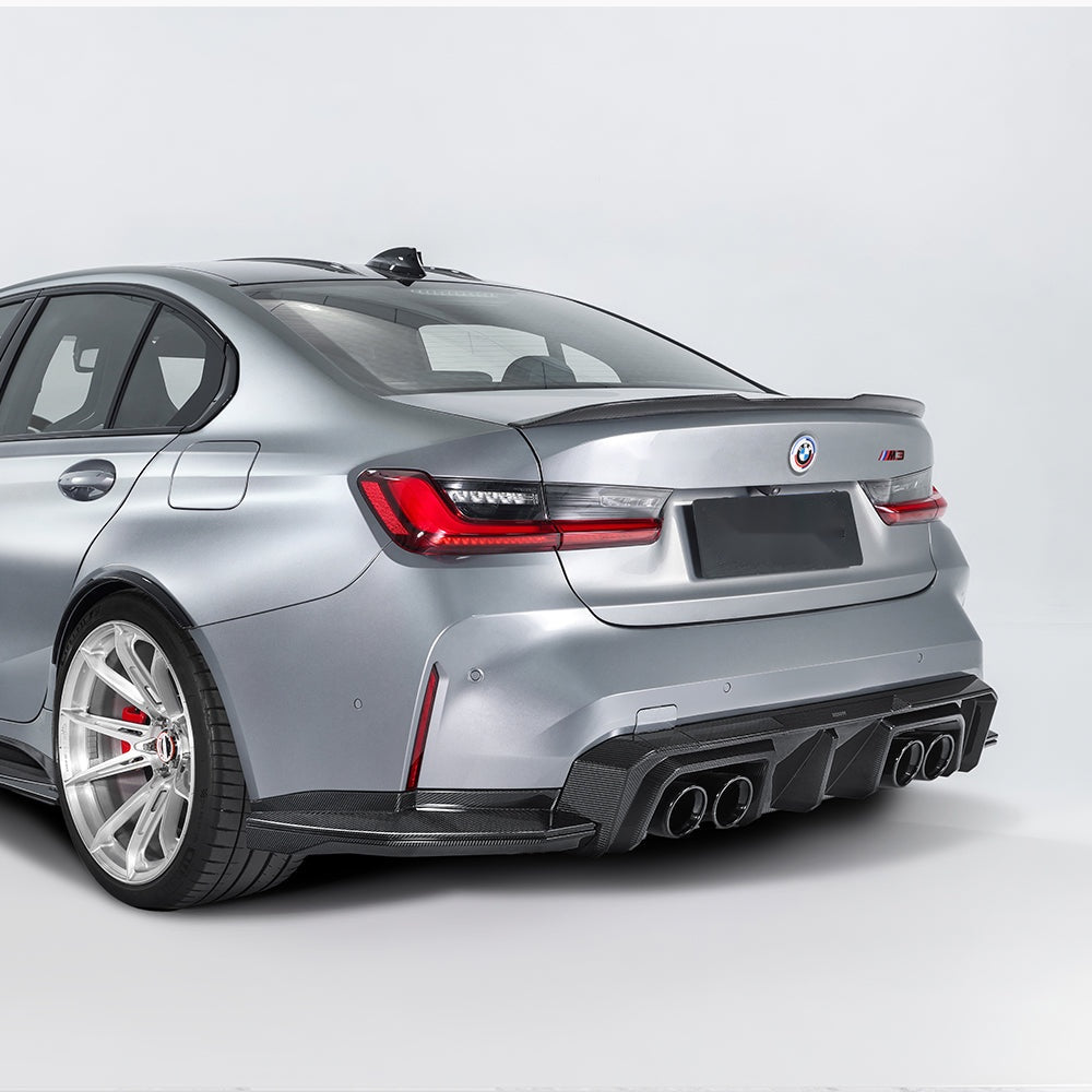 BMW M3 G80 G81 Prepreg Carbon Fibre Rear Diffuser - track-inspired aerodynamic upgrade