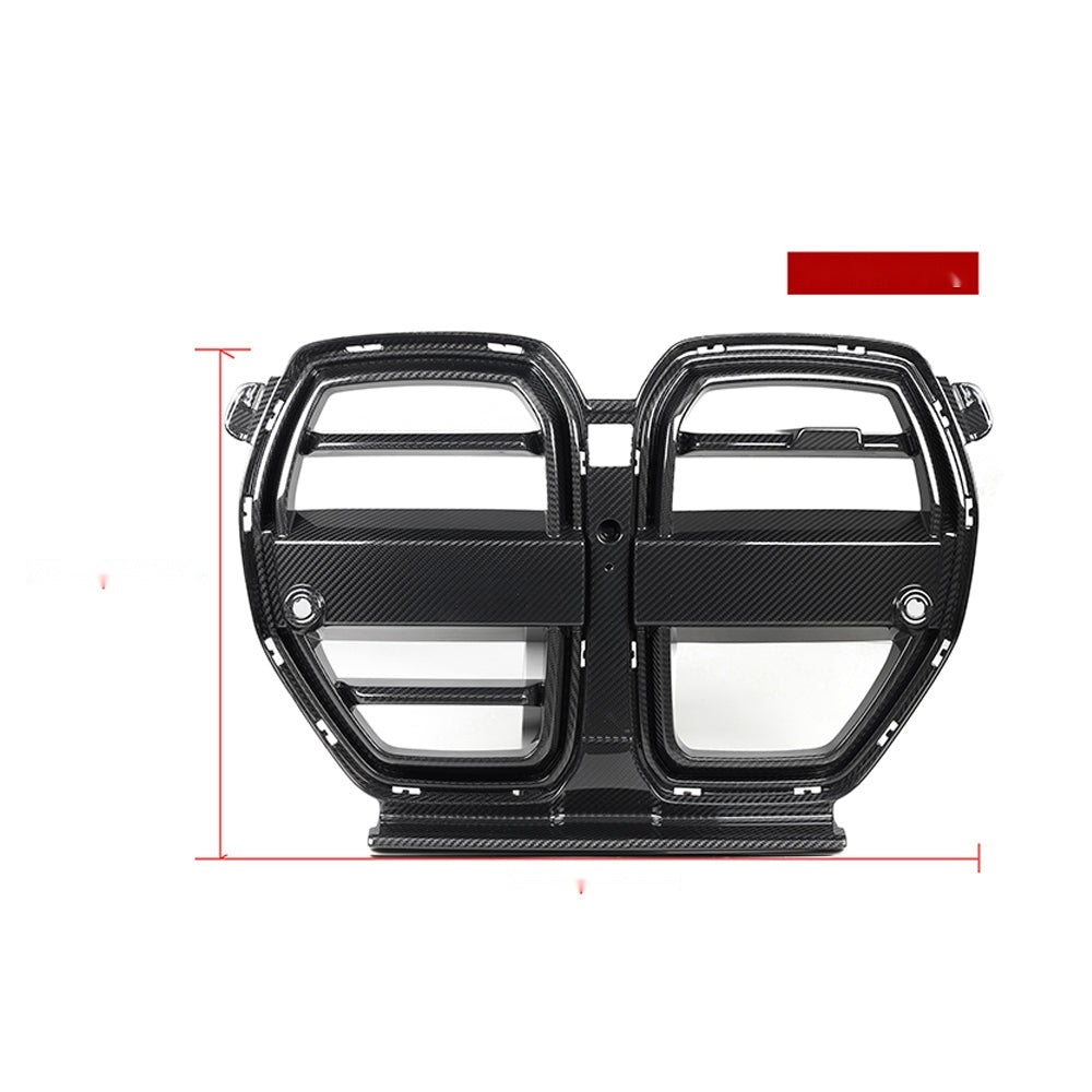 BMW M3 G80 M4 G82 Prepreg Carbon Fibre Front Grille with ACC cutout - OEM fitment upgrade