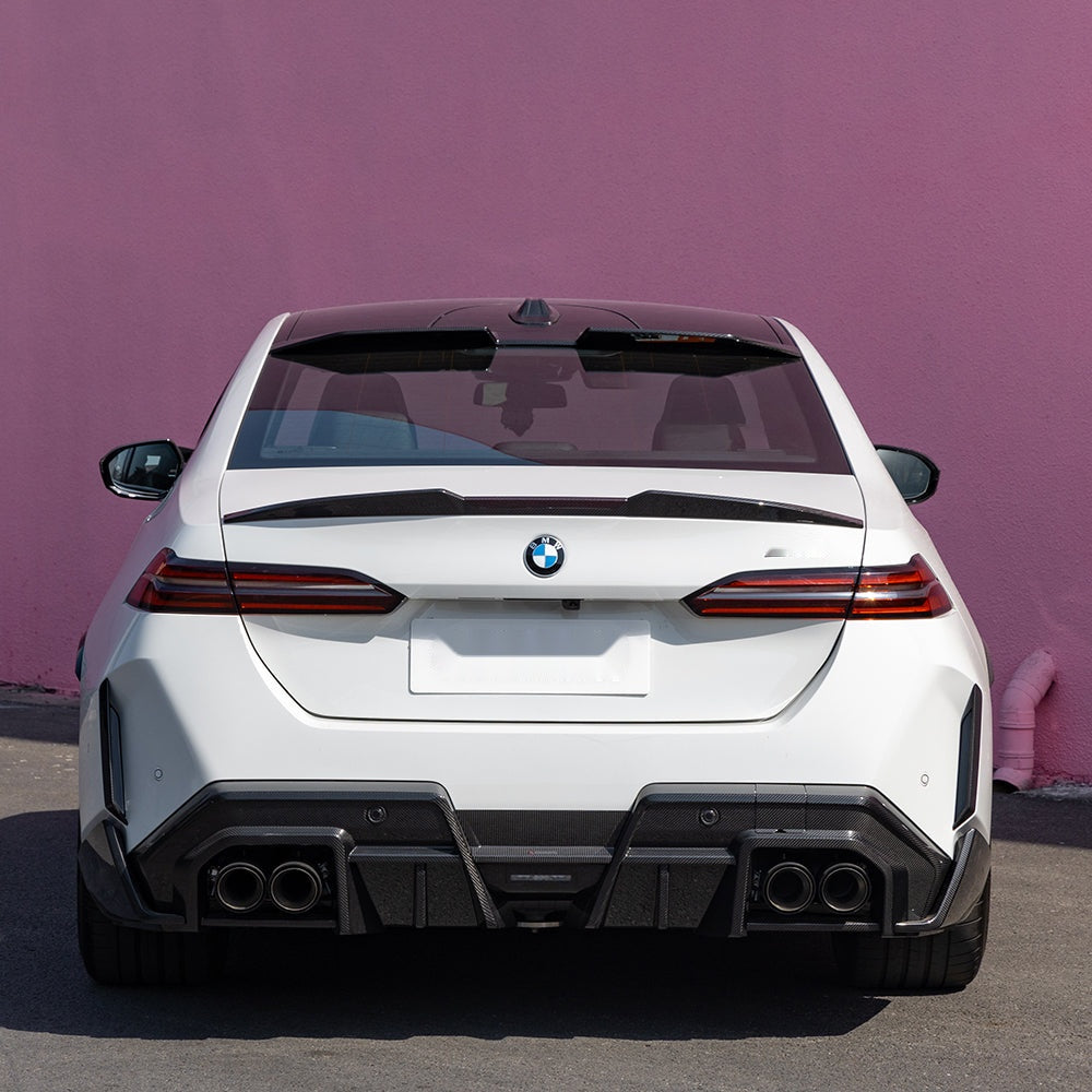 BMW M5 G90 G99 Prepreg Carbon Fibre Rear Diffuser - aggressive track-inspired aerodynamic upgrade
