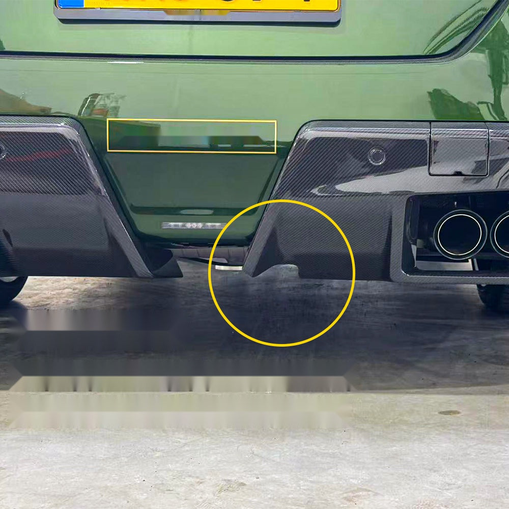 BMW M5 G90 G99 Prepreg Carbon Fibre Rear Diffuser - aggressive track-inspired aerodynamic upgrade