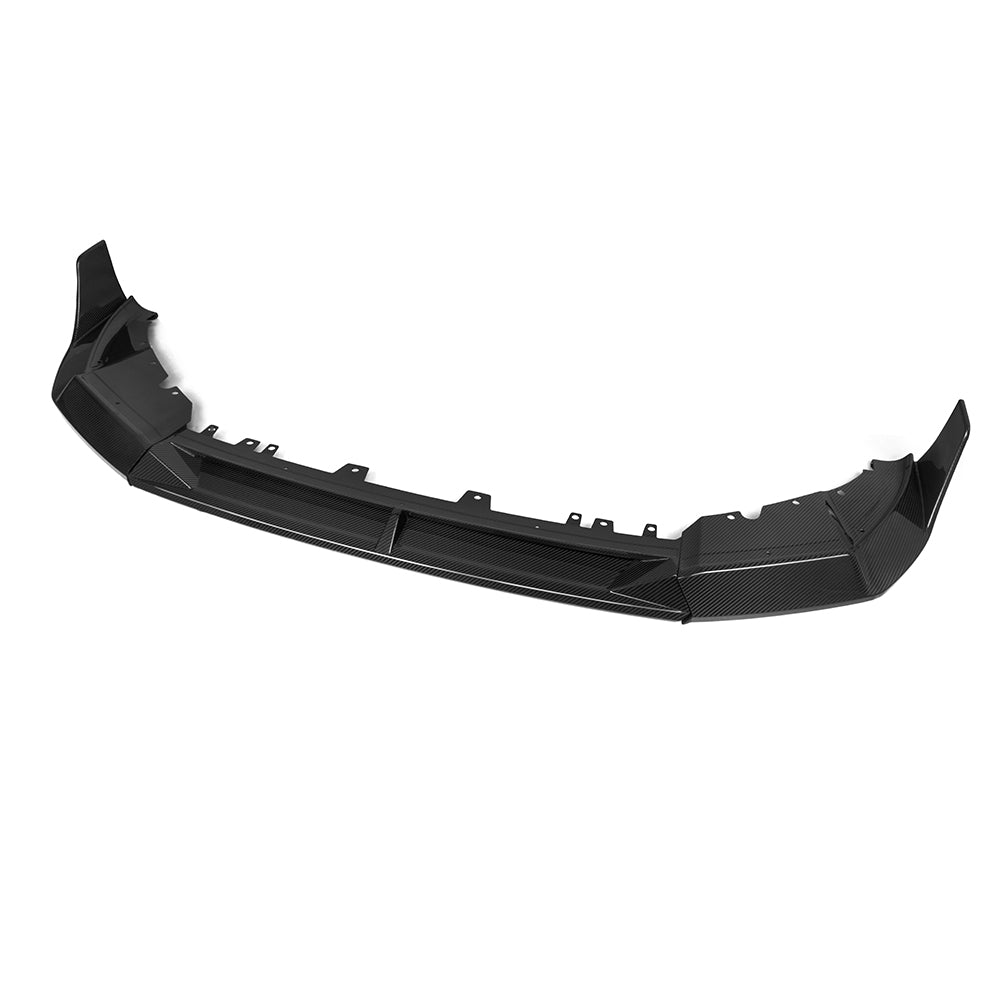 BMW X3M F97 LCI Prepreg Carbon Fibre Front Lip with integrated side winglets