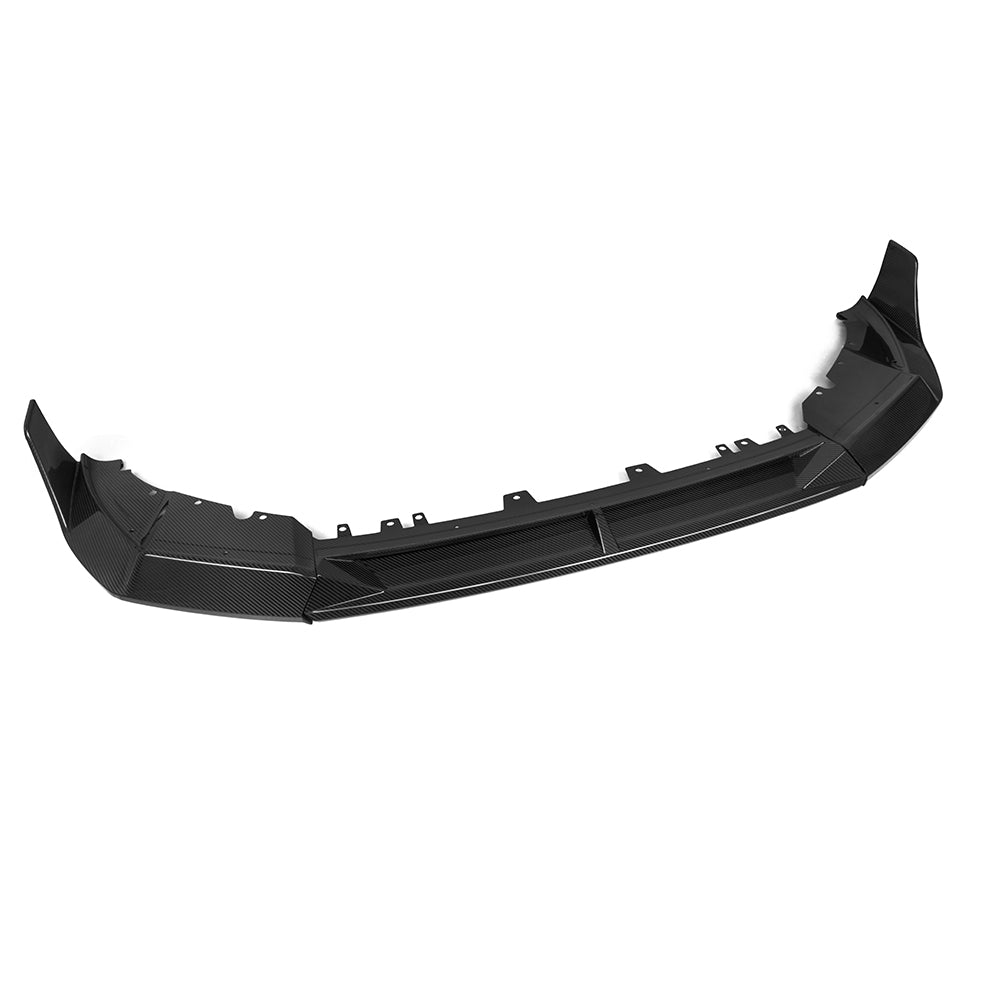 BMW X3M F97 LCI Prepreg Carbon Fibre Front Lip with integrated side winglets