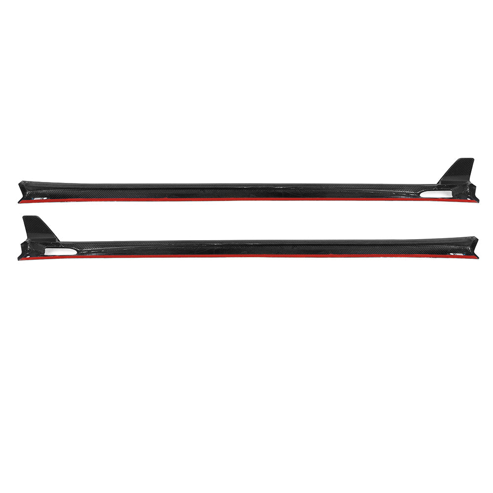 BMW X3M F97 X4M F98 Carbon Fibre Side Skirts - prepreg aerodynamic body kit upgrade