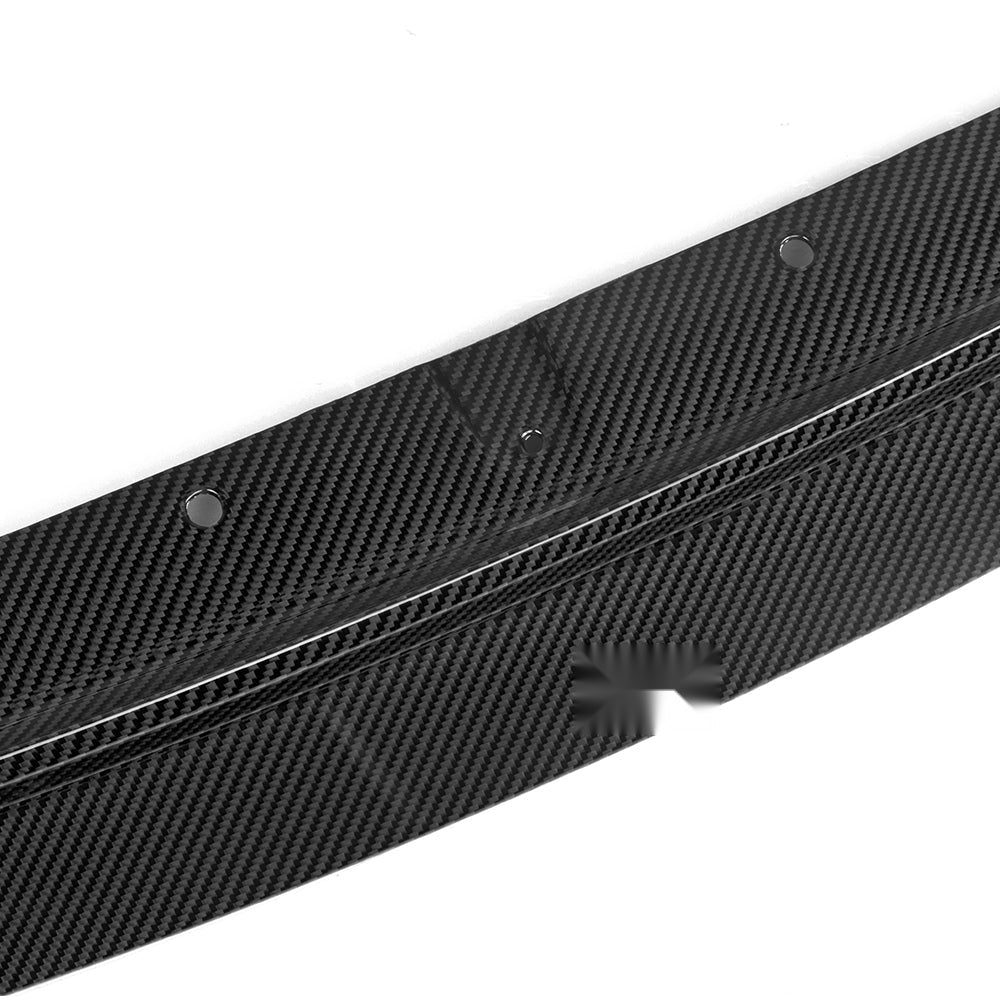BMW M2 G87 Prepreg Carbon Fibre Front Lip - V3 one-piece splitter with OEM fitment