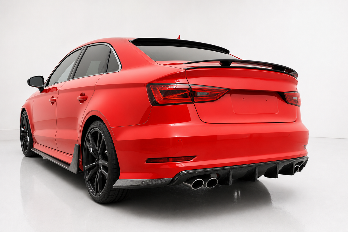 Audi A3/S3 8V Minigonne Laterali in Carbonio V3