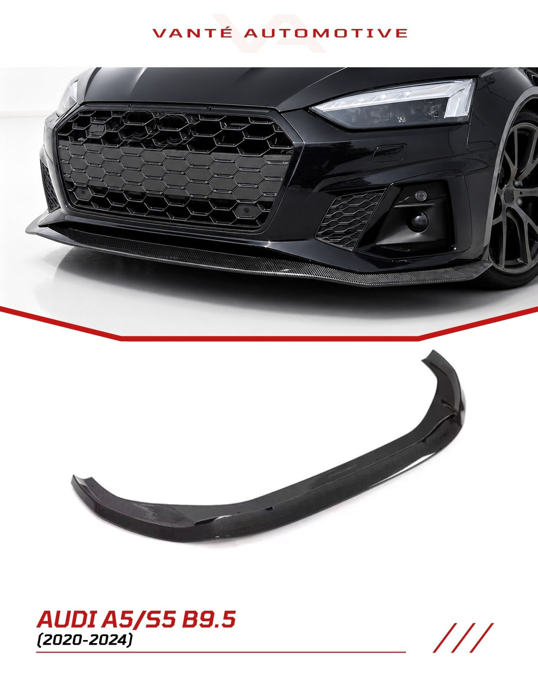 Audi A4/S4 B9.5 Carbon Fibre Frontsplitter/Lippe