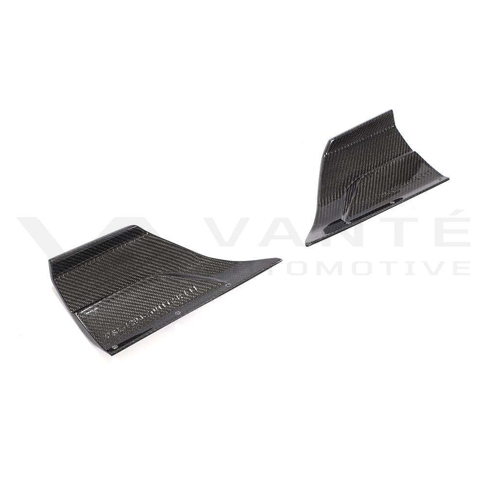 Audi RS3 8V.5 Lames de Diffuseur Arrière en Fibre de Carbone