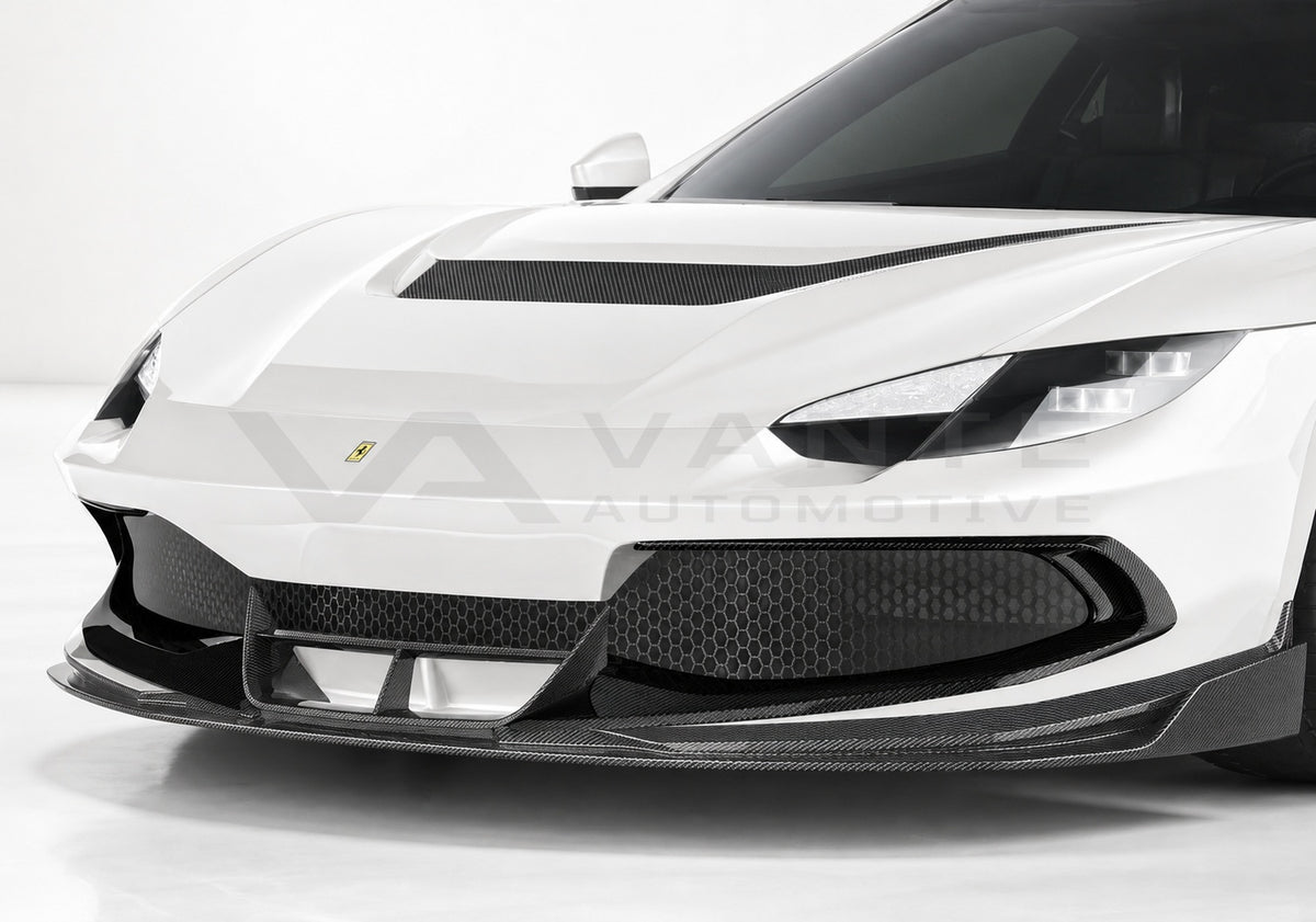 Ferrari 296 GTB/GTS Carbon Fibre Front Canards
