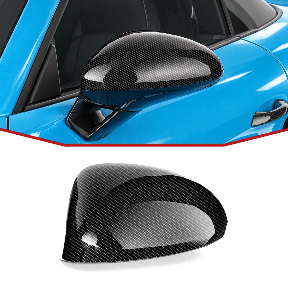 Porsche 718 982 Carbon Fibre Mirror Covers