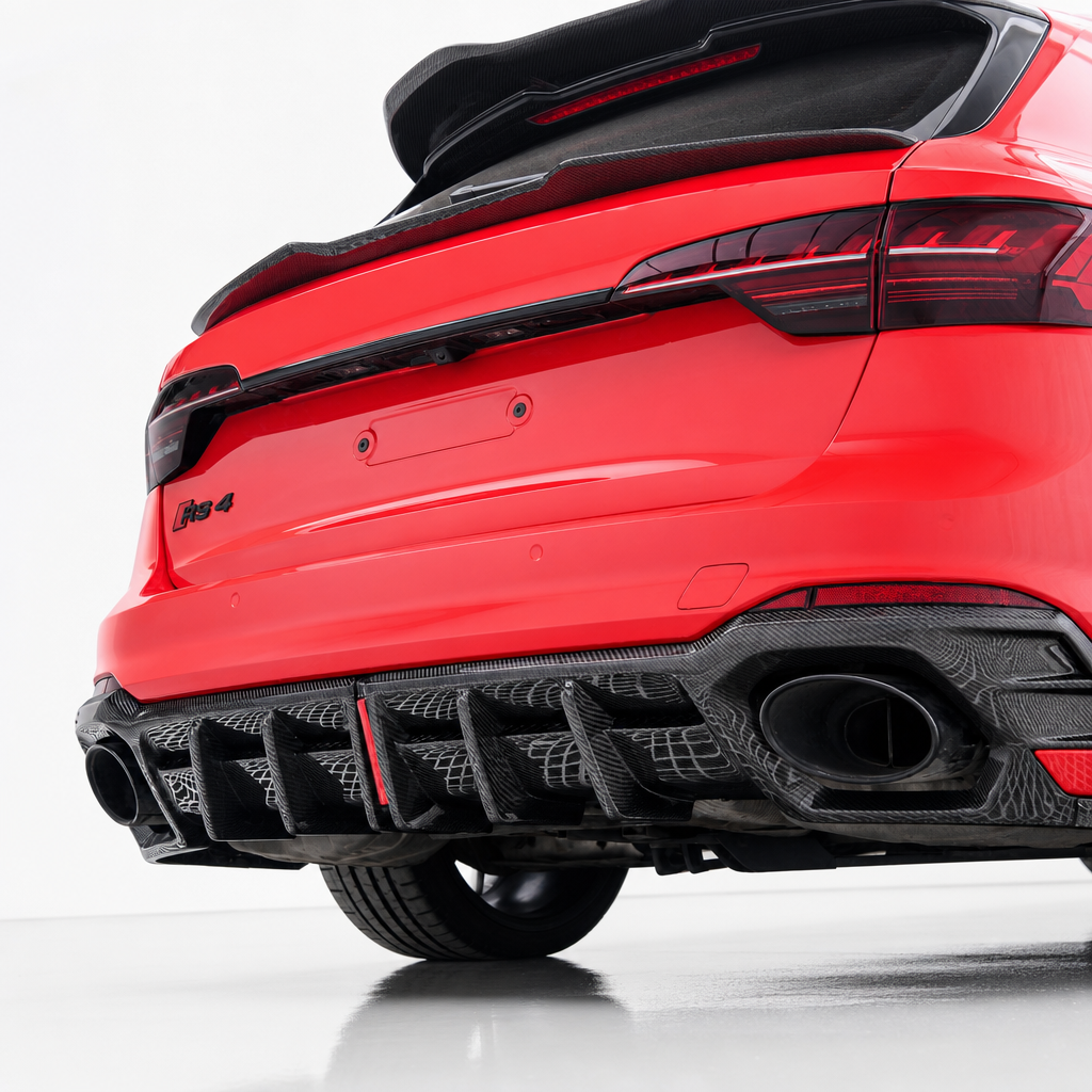 Audi A4/S4/RS4 B9.5 Carbon Fibre Lower Rear Spoiler/Wing