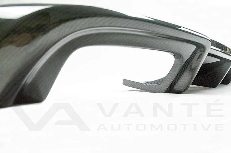 Diffuseur arrière en fibre de carbone V2 pour Audi A3/S3 8V.5