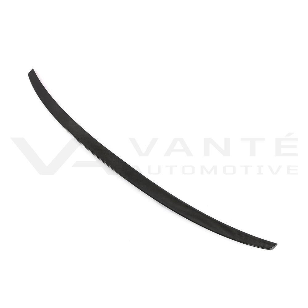 Becquet arrière de coffre Audi A4 B9 en fibre de carbone S4
