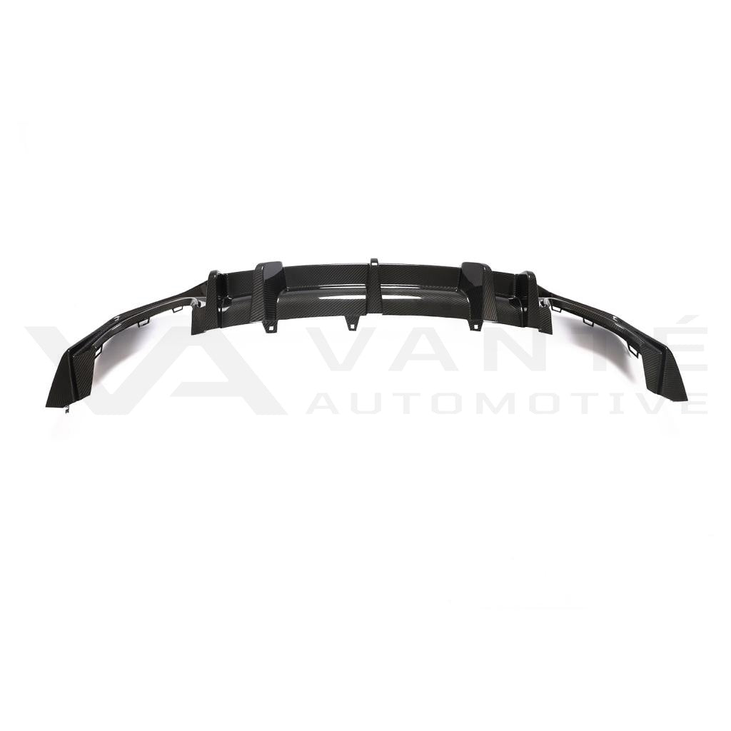 Audi RS6/RS7 C8 Carbon Fiber Rear Bumper Diffuser Lip V2