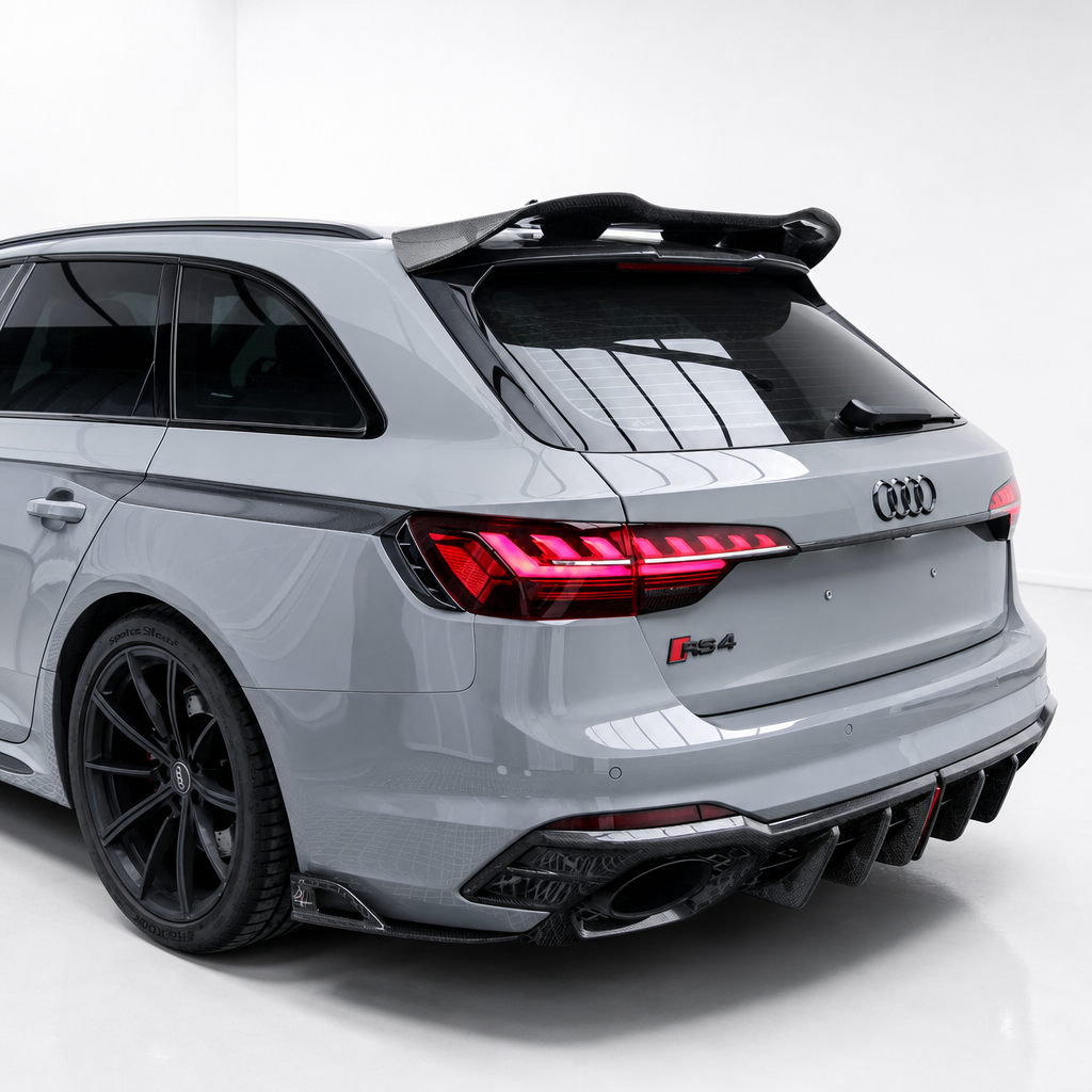 Audi RS4 B9.5 Carbon Fiber Rear Spoiler/Wing