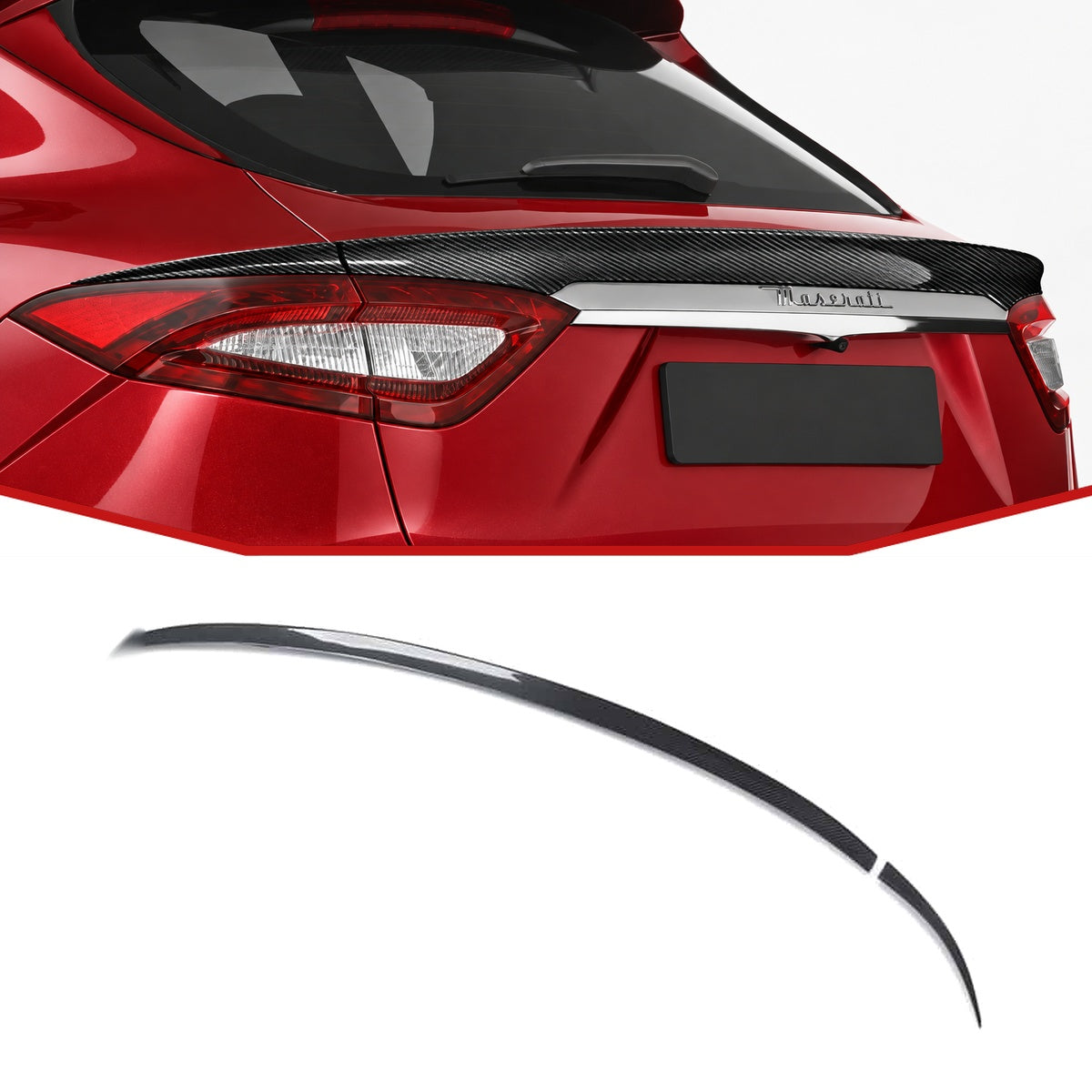 Maserati Levante M161 Carbon Fibre Rear Spoiler
