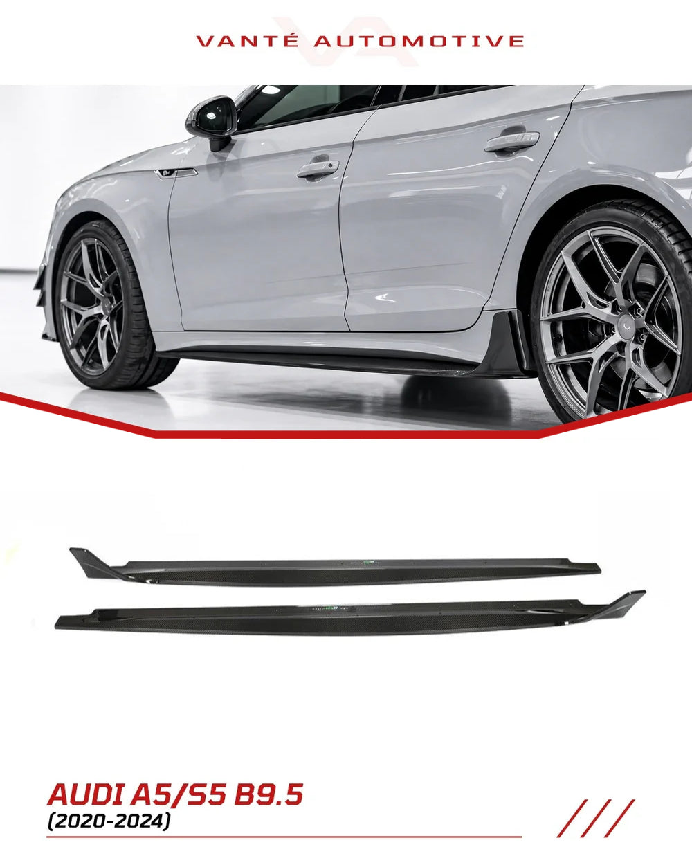 Audi A5 S-Line/S5 B9.5 Sportback Dry Carbon Fibre Seitenschweller