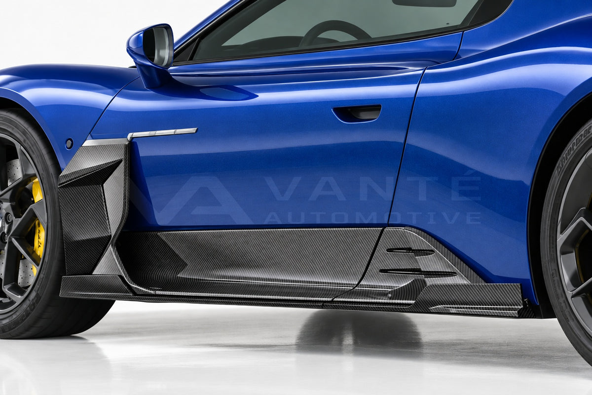 Maserati MC20 Carbon Fibre Side Skirts part 2