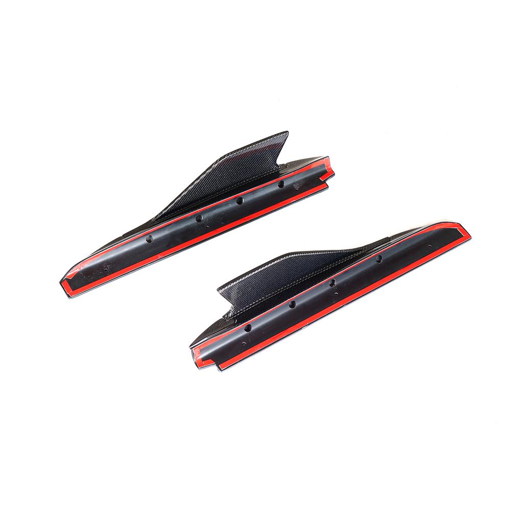 Audi R8 4S Carbon Fiber Side Bumper Fins Blades
