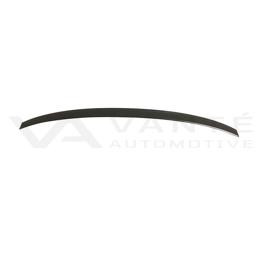 Becquet arrière de coffre Audi A4 B9 en fibre de carbone S4