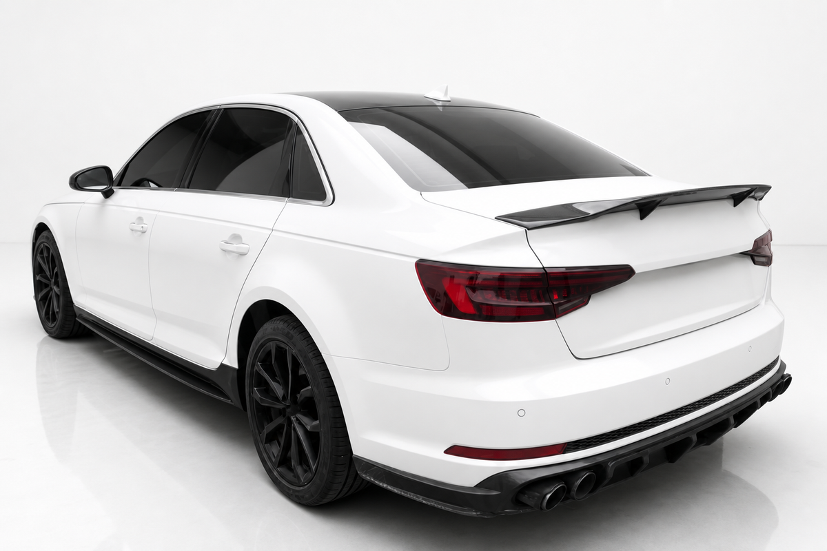 Audi S4 B9 Carbon Fibre Rear Bumper Diffuser with Splitter